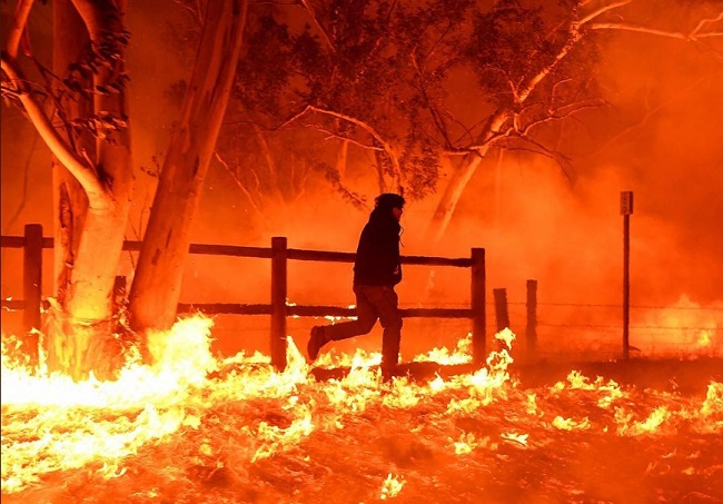 Пожар в Лос-Анджелесе