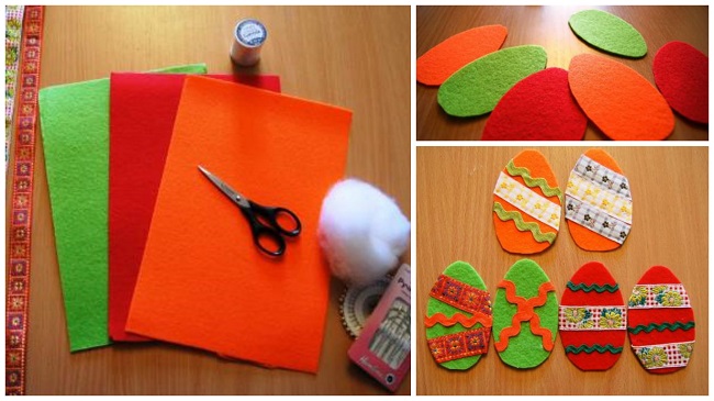 Фото: поделки из фетра в виде яйца Вироби до Великодня: 10 кращих ідей
