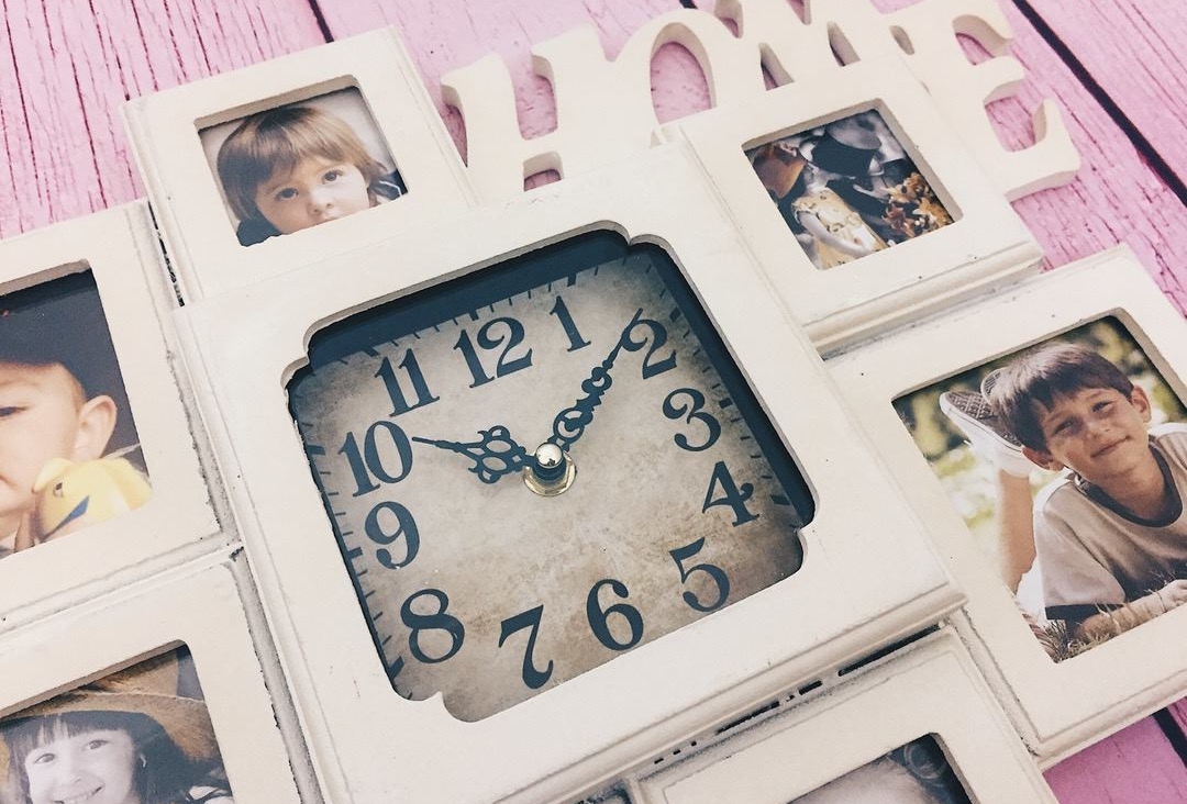 Часы-фоторамка - подарок родителям на Новый год