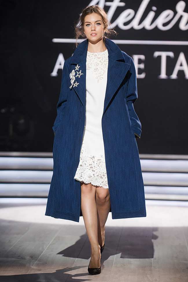 Александра Кучеренко на показе Андре Тана