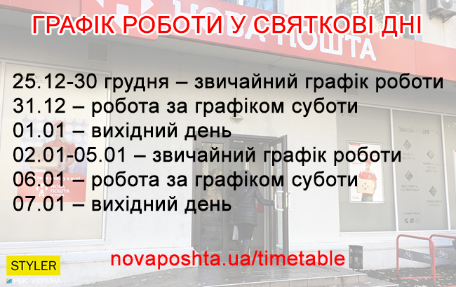 "Новая Почта" сделала важное заявление перед Новым годом
