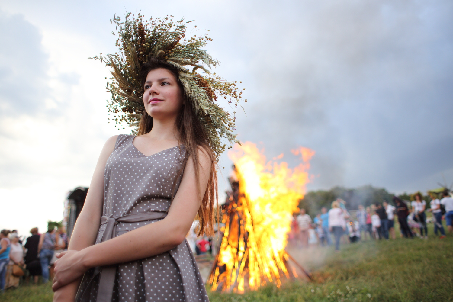 Венки, костры и магия: как отметили Ивана Купала в Пирогово