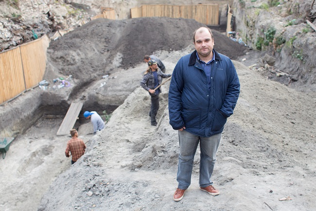 Археолог, співробітник НАН України В'ячеслав Баранов