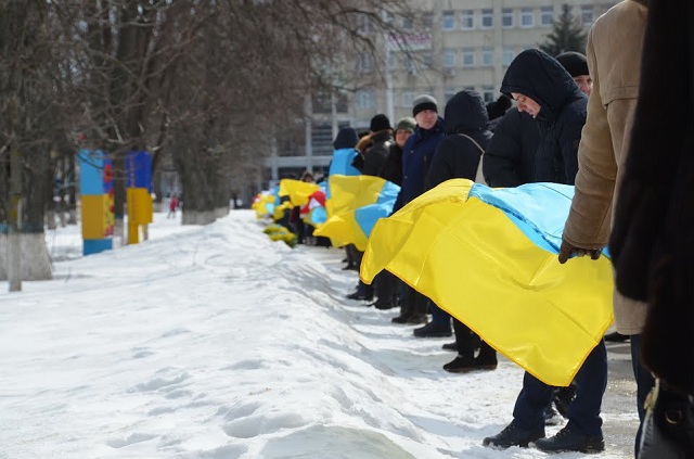 Акции протеста: что происходило под посольствами РФ в городах Украины (фото)