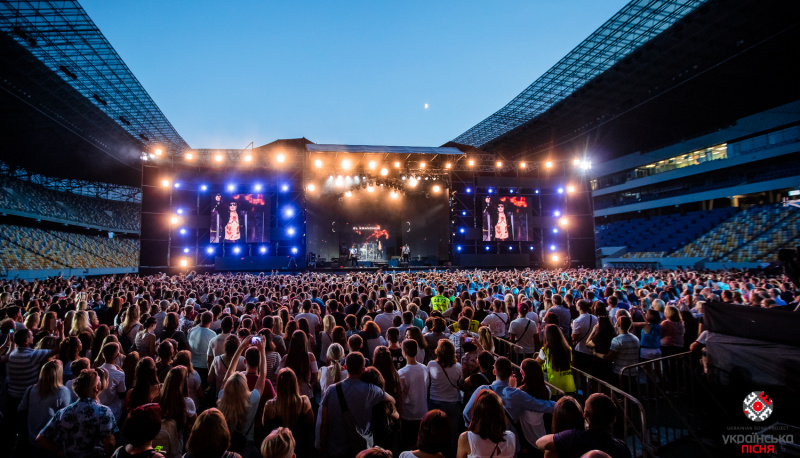 "Українська пісня": во Львове состоялся грандиозный стадионный проект (фото)