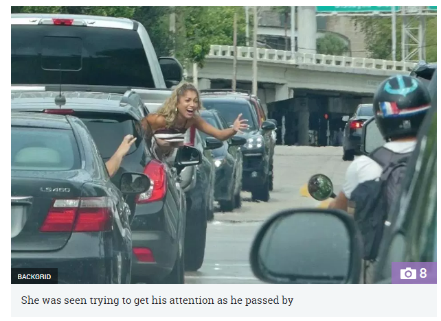 Девушка увидела Бекхэма в авто и совершила неожиданный поступок (фото)