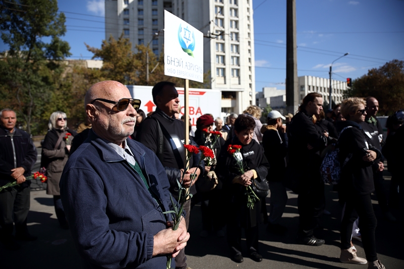 Годовщина Бабьего Яра: В Киеве почтили память жертв ужасной трагедии (фоторепортаж)