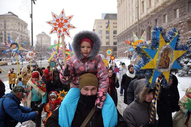 Как прошло рождественское шествие в Киеве: эксклюзивный фоторепортаж