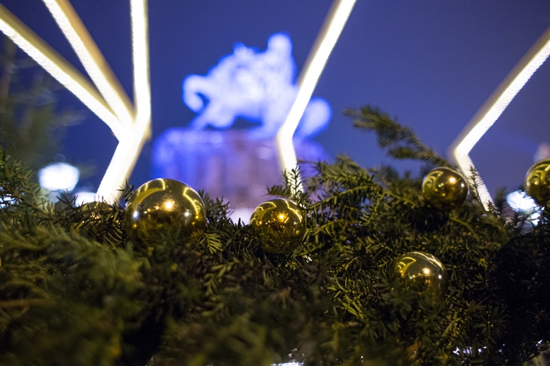 В Киеве зажгли главную елку страны: фоторепортаж