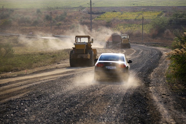 Перед Ізмаїлом слід проїхати по щебінці