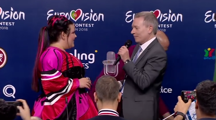 Євробачення 2018: у Нетти зламався головний трофей конкурсу (фото)