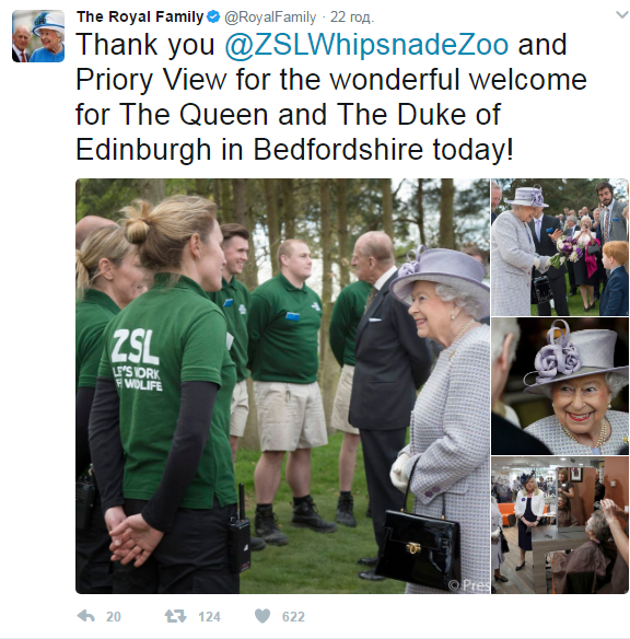 Елизавета II познакомилась с тезкой - 8-месячным слоненком