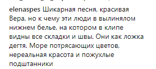 "Як ложка дьогтю": у новому кліпі Віри Брежнєвої знайшли несподівані вади
