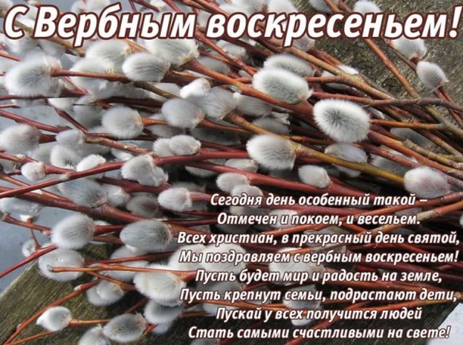 Вербное воскресенье 2020: традиции, что нельзя делать, открытки и поздравления