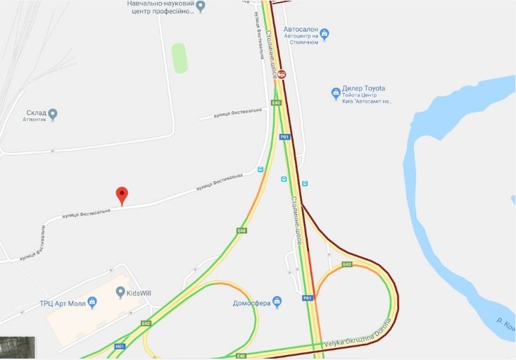 Лячна аварія заблокувала рух у Києві (фото)