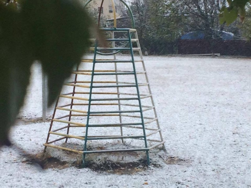 В Украине выпал первый снег: яркие фото и видео