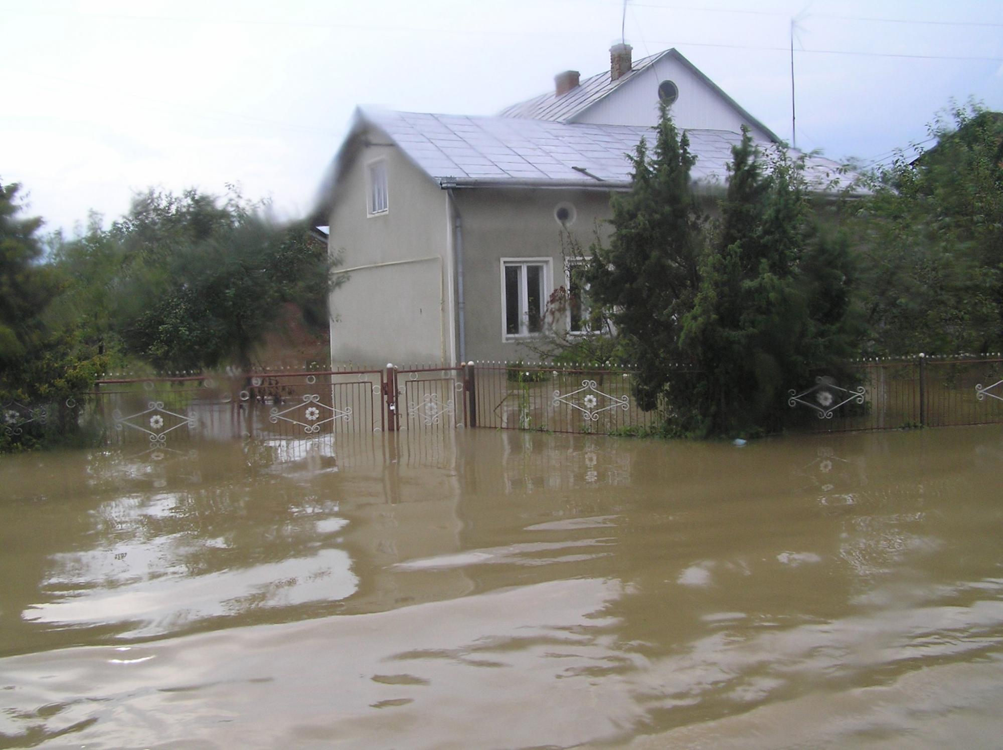 Разрушительное наводнение в Карпатах: как это было в 2008-м (фото)