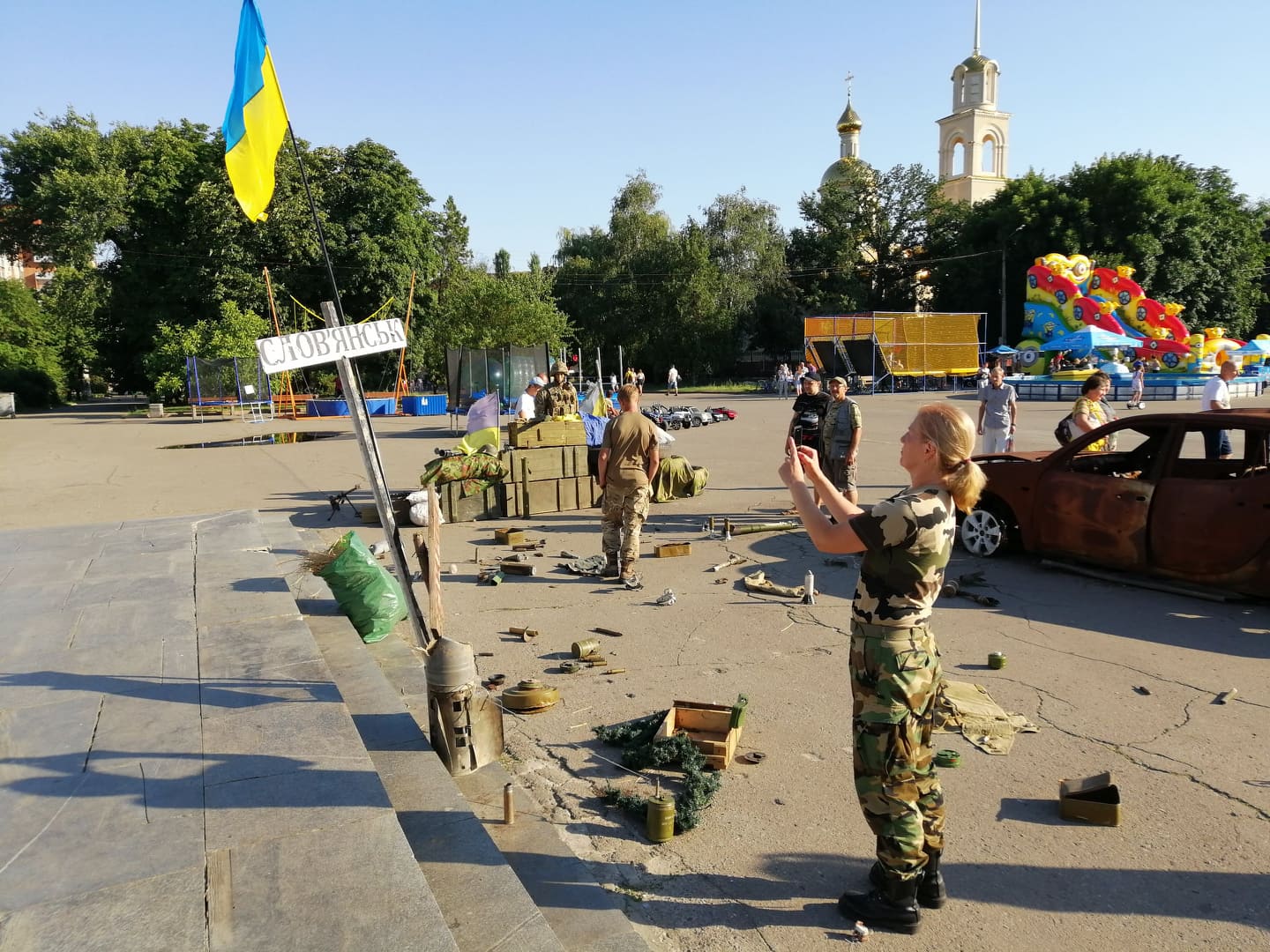 В Славянске и Краматорске отмечают шестую годовщину освобождения от оккупантов
