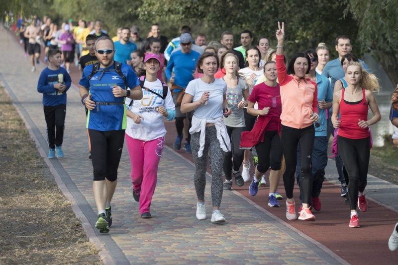 Кличко протестировал первую современную беговую дорожку в Киеве