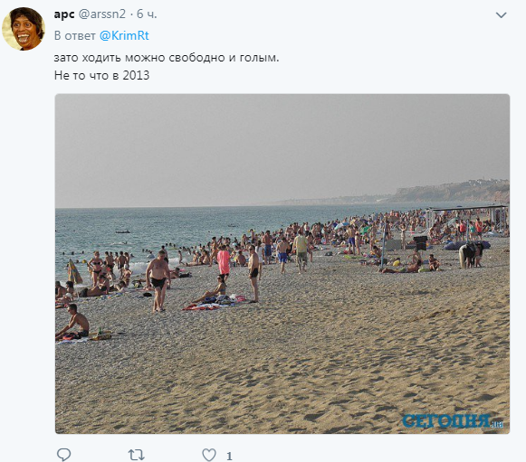 "Все на тренировке": в сети показали свежие фото безлюдных пляжей в Крыму