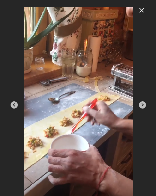 Равиоли с цуккини и крабом 