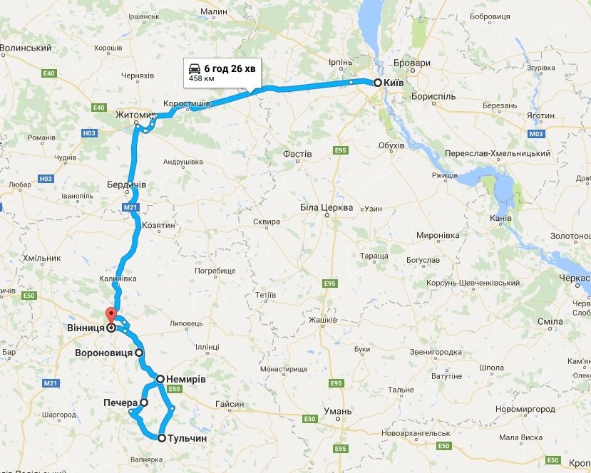 Тур выходного дня из Киева