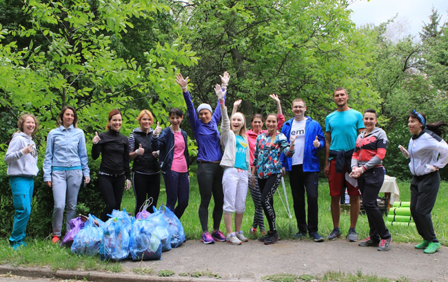 Бегали и собирали мусор: киевляне готовятся к "Пробегу под каштанами" с пользой для природы
