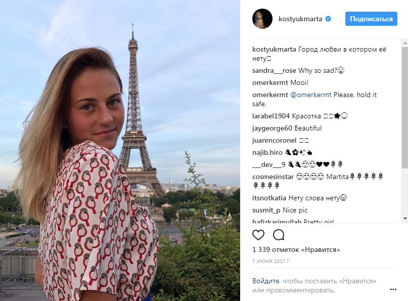 15-летняя украинская теннисистка покоряет Australian Open: личные фото Марты Костюк