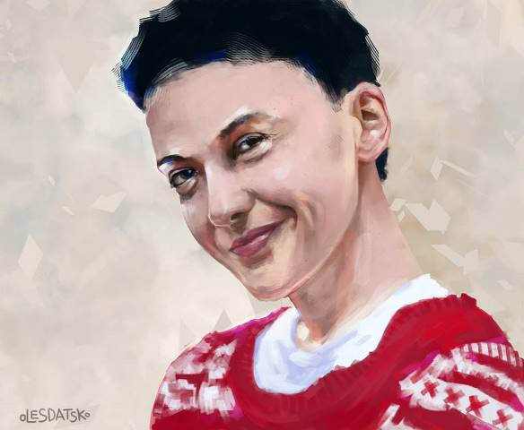 "Надія повернулася": український художник намалював зворушливий портрет Савченко