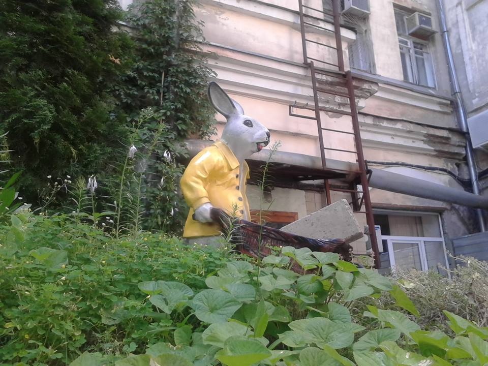 В центре столицы появился радиозаяц