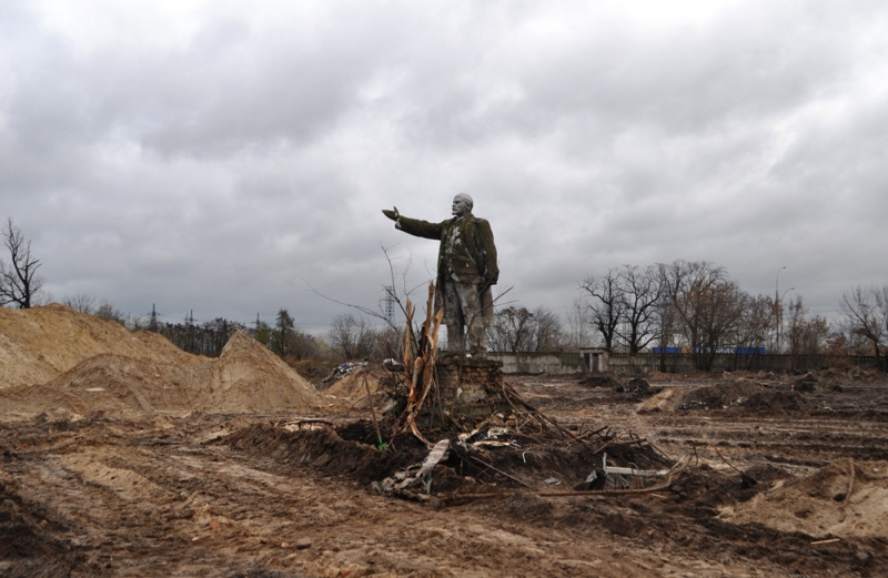 В Киеве обнаружили уцелевший памятник Ленину