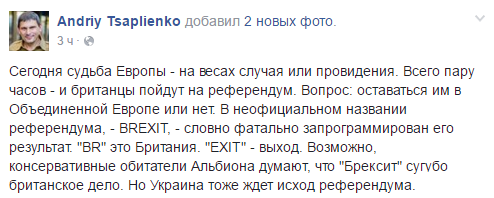 "А Британия выйдет?": в сети обсуждают референдум по Brexit