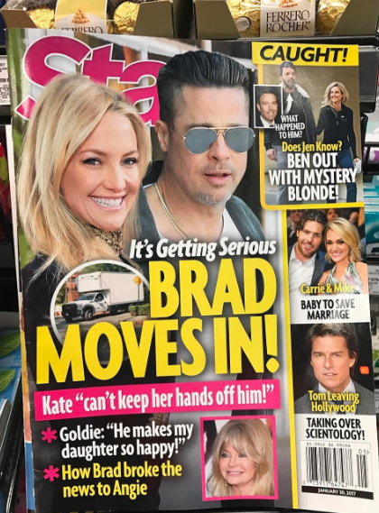 Брат Кейт Хадсон розповів подробиці роману з Бредом Піттом