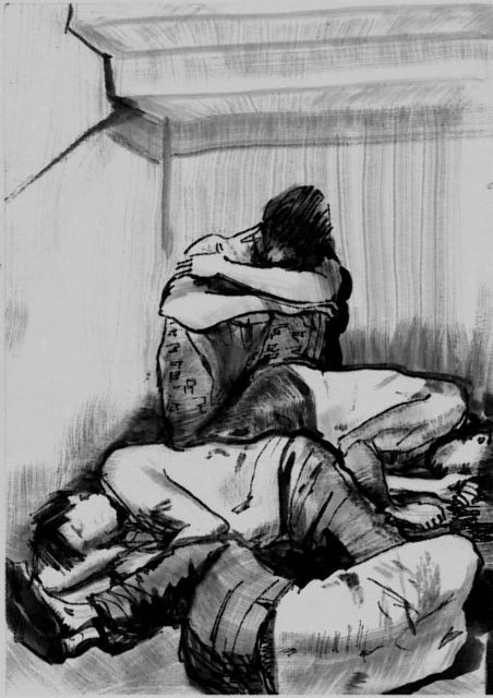 Художник з Донецька показав, що з ним робили терористи "ДНР" у полоні в картинках (фото)