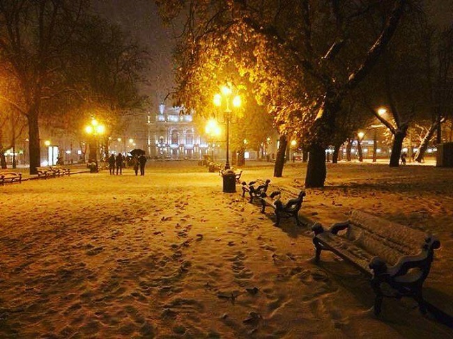 Снегопады в Украине: самые невероятные фото