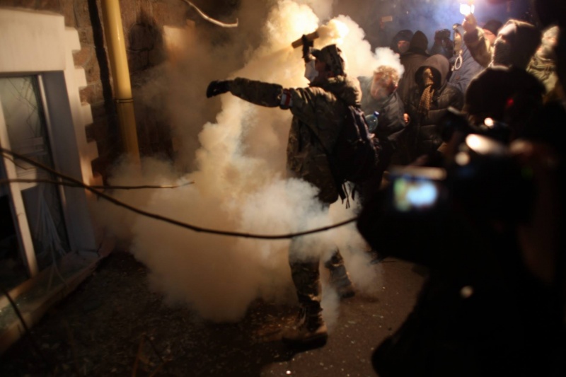 День достоинства и свободы: фоторепортаж с третьей годовщины Майдана