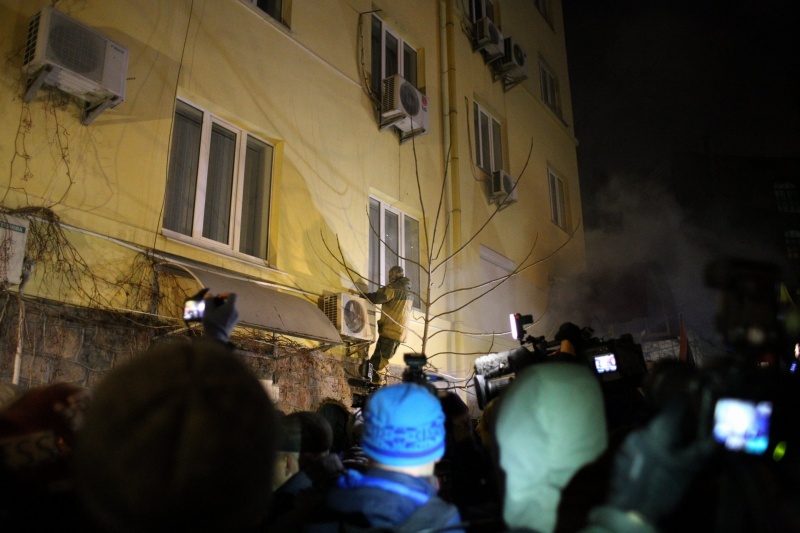 День достоинства и свободы: фоторепортаж с третьей годовщины Майдана