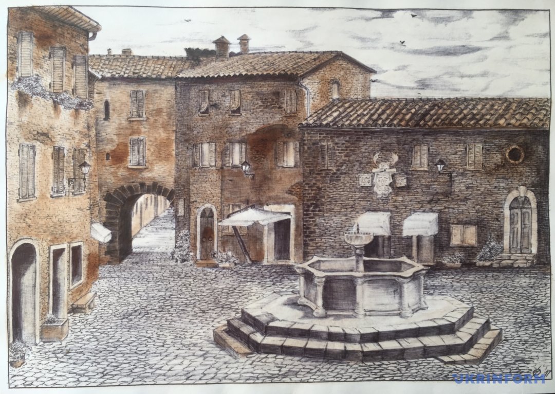 Сущенко передав із російського СІЗО картини, намальовані чаєм і цибулею (фото)