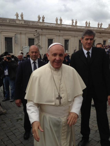 Папа Римский встретился с украинскими военными (фото, видео)