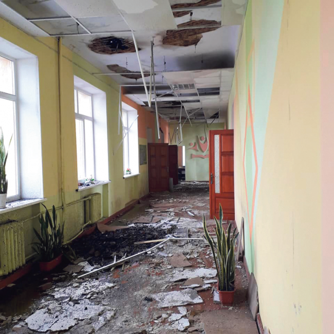 В Одесской области от удара молнии сгорела школа (фото)