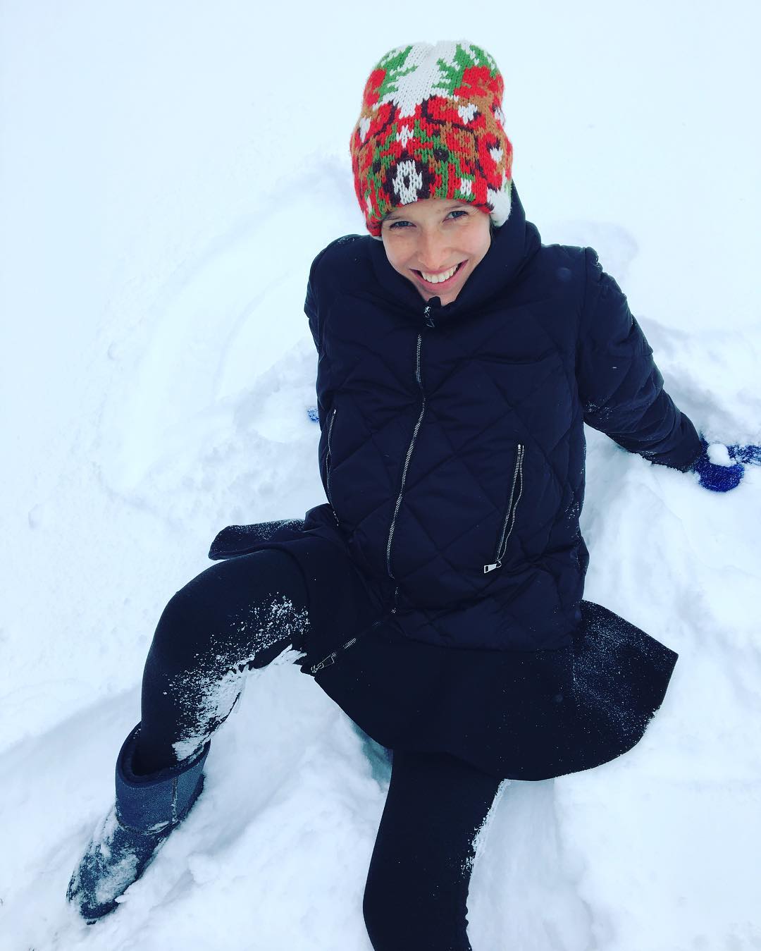 Беременная Катя Осадчая показала, как проводит новогодние каникулы