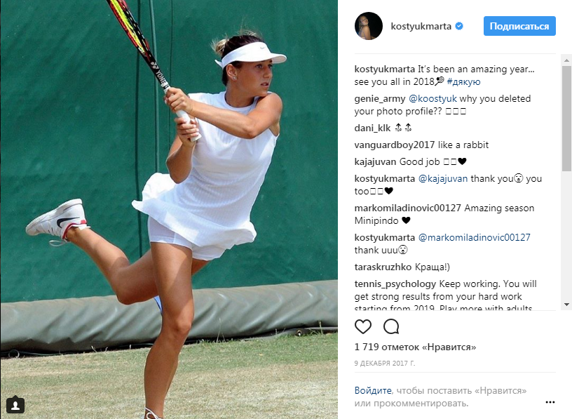 15-летняя украинская теннисистка покоряет Australian Open: личные фото Марты Костюк