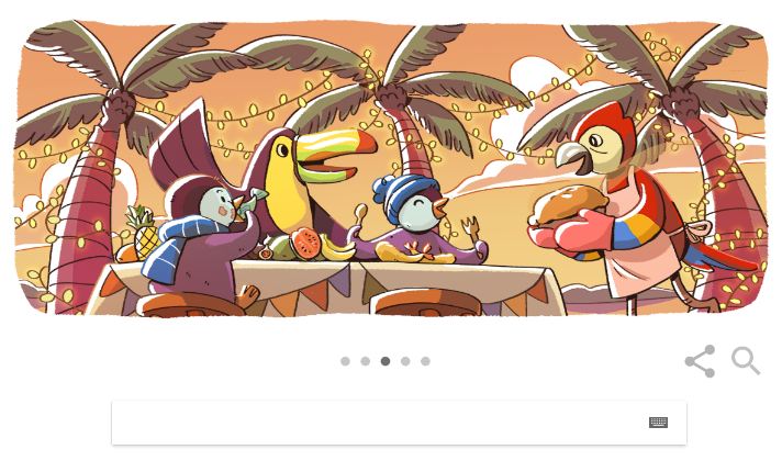 Google представив користувачам несподіваний новорічний дудл