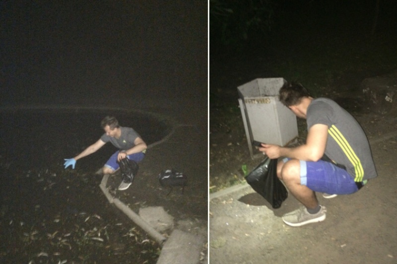 "Абсолютно реально": киянин вирішив самостійно позбавити столицю від сміття