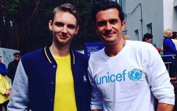 Орландо Блум в Славянске