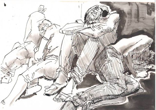 Художник з Донецька показав, що з ним робили терористи "ДНР" у полоні в картинках (фото)