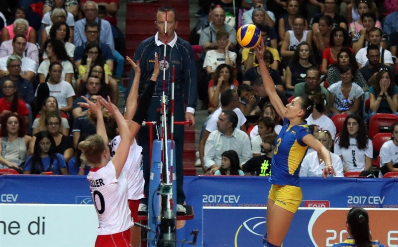 Українські волейболістки з розгромним рахунком здолали Австрію у відборі на Євро 2017