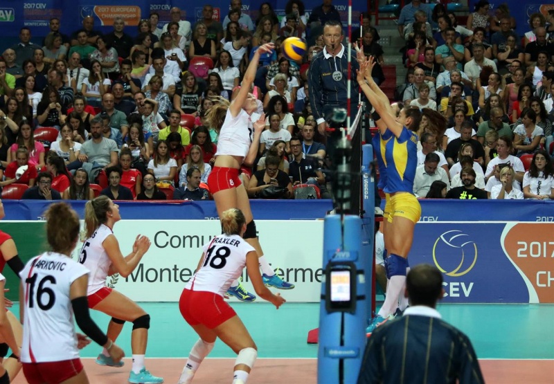 Українські волейболістки з розгромним рахунком здолали Австрію у відборі на Євро 2017