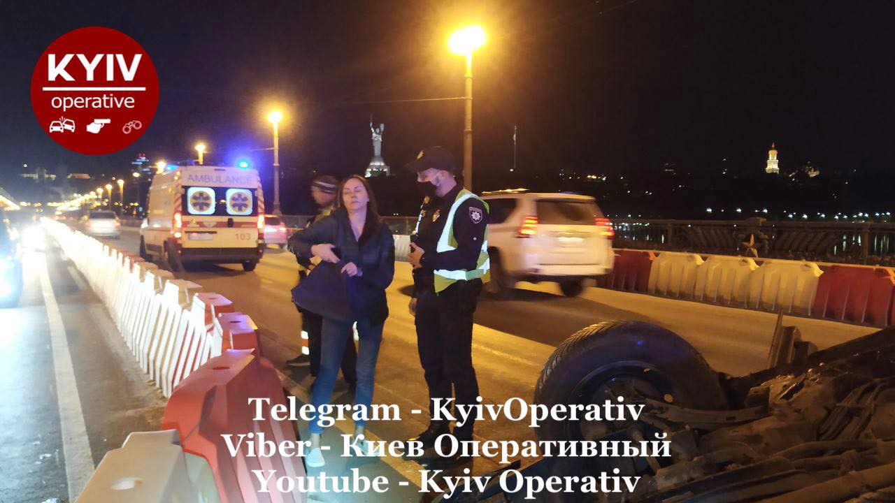 У Києві затримали п'яну як чіп жінку на авто: побила рекорд на драгері