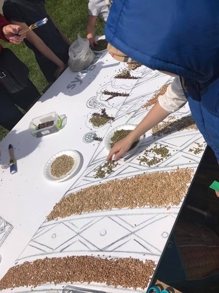 В Виннице создали уникальную картину из семян